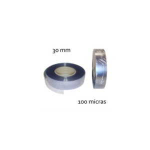 CINTA PVC INCOLORO 30 mm 100 micras (100m)