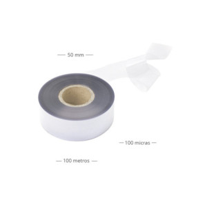 CINTA PVC INCOLORO 50 mm 100 micras (100mt)