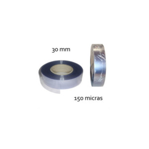 CINTA PVC INCOLORO 30 mm 150 micras (100m)
