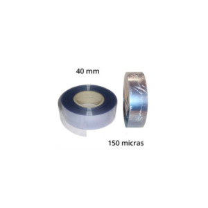 CINTA PVC INCOLORO 40 mm 150 micras (100m)