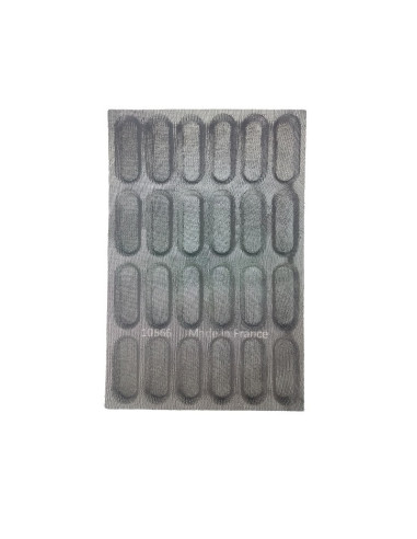 MOLDE FIBRA 24 PAN DE LECHE 130x48x18mmMicroperforados