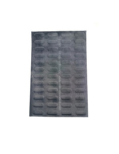 MOLDE FIBRA 48 ECLAIRS 125x25x5mmMicroperforados