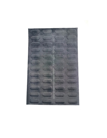 MOLDE FIBRA 48 ECLAIRS 125x25x5mmMicroperforados