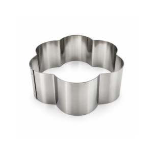 ARO FLOR 6 PÉTALOS INOX - Ø120xh45mm 2