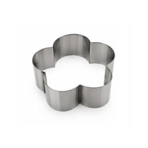 ARO FLOR 5 PÉTALOS INOX - Ø100xh45mm 2