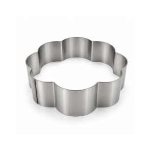 ARO FLOR 8 PÉTALOS INOX - Ø150xh45mm 2