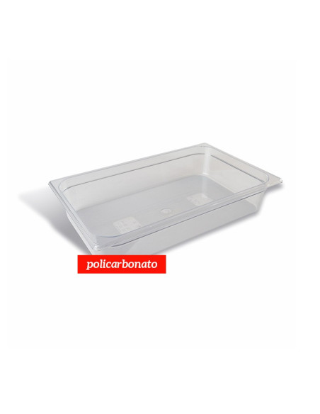 CUBETA GN 1/1 100 mm 530x325 13,3 lt POLICARBONATOGastronorm polica...