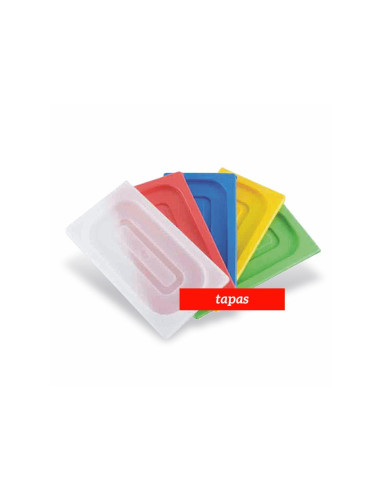 TAPA CUBETA POLINORM ROJAGastronorm tapas