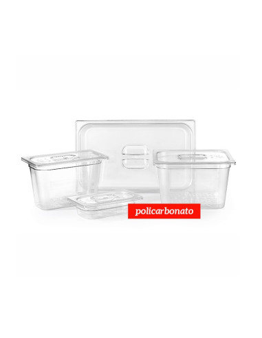 CUBETA GN 1/1 100 mm 530x325 13,3 lt POLICARBONATOGastronorm polica...