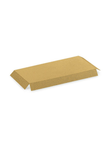 FONDO 180x90xh10mm PK(10u) PIEL ORO/BLANCO