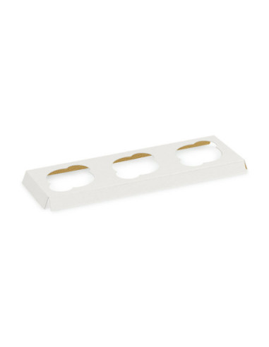 FONDO 270x90xh10mm  PK(10u) 3 TROQUEL PIEL ORO/BL