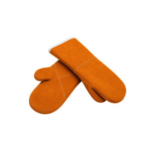 MANOPLA 39cm PIEL IGNUFUGA REFORZADA PAR