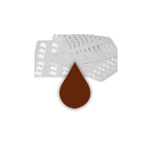 CHABLON 1 LÁGRIMA 390x290x2mm 60 piezas 35x25mm