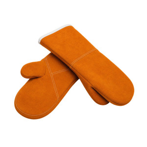 MANOPLA 39cm PIEL IGNUFUGA REFORZADA PAR