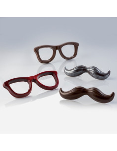 MOLDE PVC 20OB01 GAFAS + BIGOTE