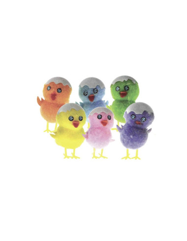 POLLITO CASCO HUEVO MF 5cm (42u)Decoración Pascua