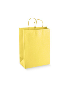 BOLSA SFERE GIALLO - 310x120x380mm CUERDA PK (10u)