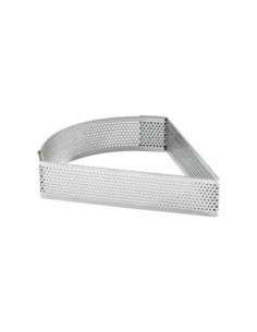 ARO TRIANGULAR PERFORADO 120x105x20mm  INOX