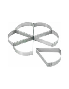 ARO TRIANGULAR PERFORADO 120x105x20mm  INOX 2