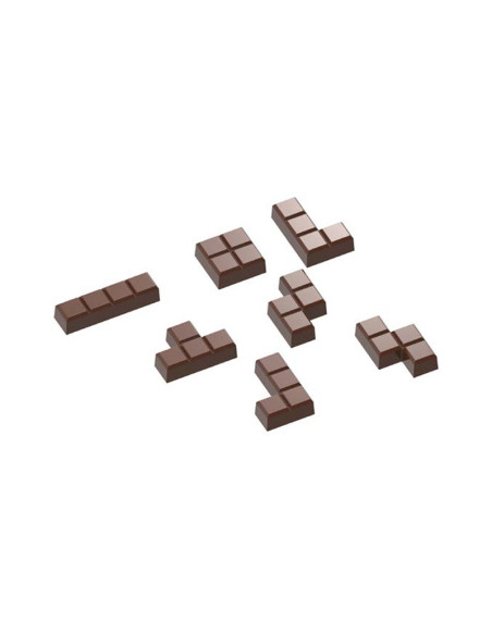 MOLDE CF0238 TETROMINO 275x135mmSnacks y Napolitanas