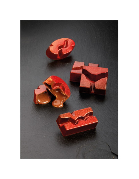 Molde bombones Comaschi Abyss PC68 18 cavidadesMasters