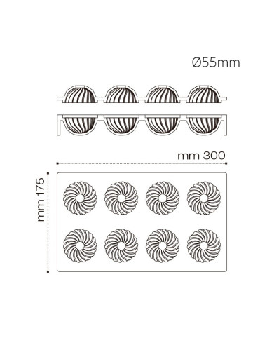 Molde Esfera AF004 de Pavoni