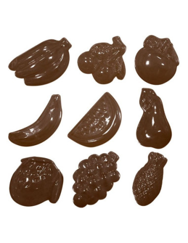 MOLDE PVC SURTIDO FRUTAS (10c)