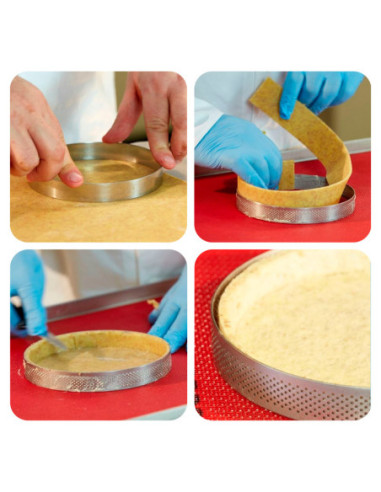 ARO CORAZÓN PERFORADO 160x150xh35mm INOX CROSTATA-2