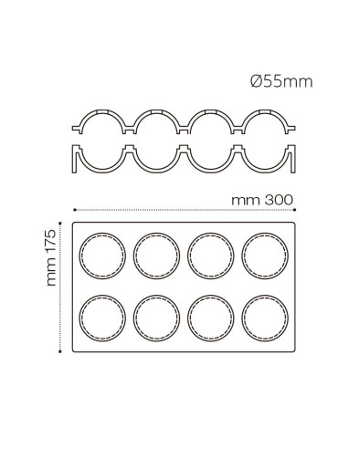 Molde Esfera AF001 de Pavoni