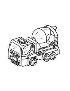 MOLDE PVC AR2122 CAMIÓN HORMIGONERA 145x70x115mm