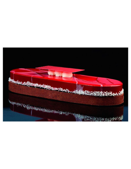 ARO OVAL PERFORADO 190x70xh20mm INOX CROSTATA-1