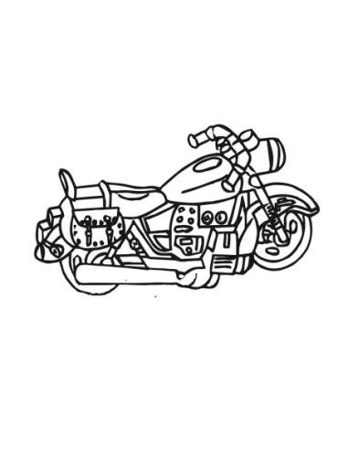 MOLDE PVC MOTO HARLEY 140x260x90mm