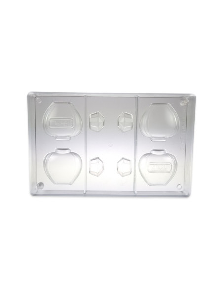 MOLDE FRASCO PERFUME 80x65mm 8c 275x175Varios