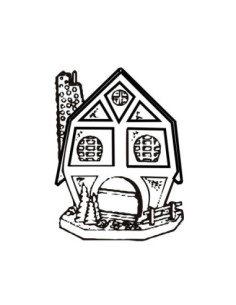 MOLDE PVC AR1964 CASA DESMAN 220x95x220mm