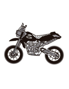 MOLDE PVC AR2184 MOTOCROSS 250x180mm