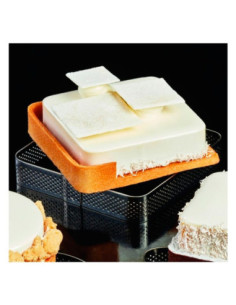 ARO CUADRADO PERFORADO H20mm INOX CANTO REDONDO 2