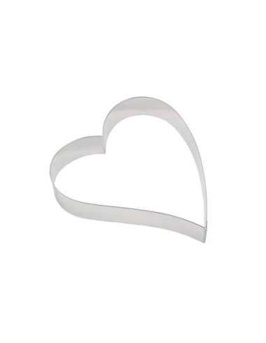 ARO CORAZÓN CON FORMA INOX H4cm