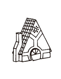MOLDE PVC AR1917 CASA MINI MONTAÑA 1917