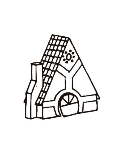 MOLDE PVC AR1917 CASA MINI MONTAÑA 1917