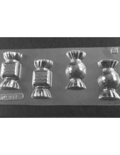 MOLDE PVC ARMD831 CARAMELOS 68x32x32mm (2c)