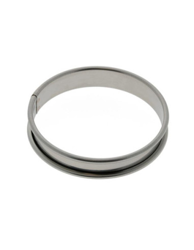 ARO D85x1.6cm PK(10u) TARTALETA INDIVIDUAL INOX