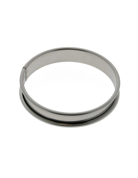 ARO D85x1.6cm PK(10u) TARTALETA INDIVIDUAL INOX