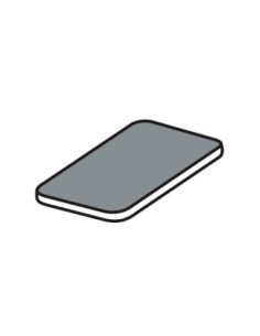 MOLDE PVC BASE RECTANGULAR LISA 185x140x18mm