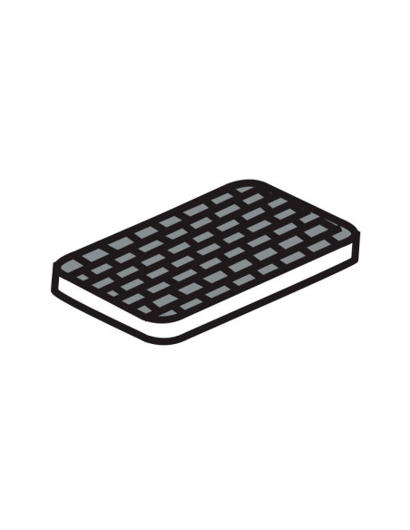 MOLDE PVC BASE RECTANGULAR ACERA 195x115x18mm