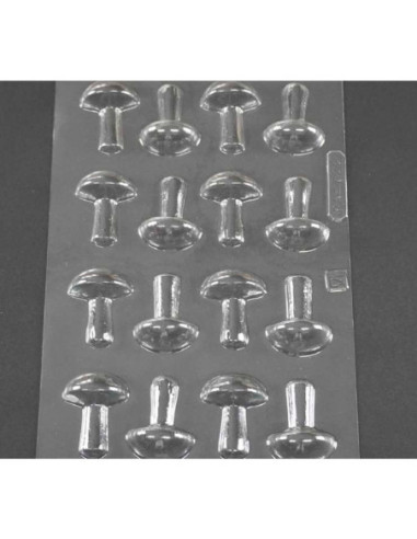 MOLDE PVC CHAMPIÑÓN GRANDE 42x33mm (16c)