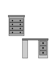 MOLDE PVC AR2174 HABITACIÓN OSITO (CAMA-MESAS) 2