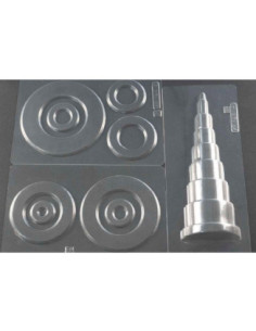 MOLDE PVC ARAR125 ABETO DISCOS 100x240x120mm 2