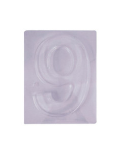 MOLDE PVC LOTE NÚMEROS VELAS GRANDES 25cm