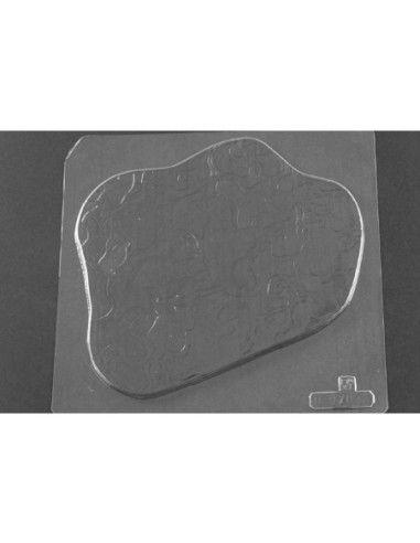 MOLDE PVC BASE IRREGULAR RUGOSA 220x175x6mm -1