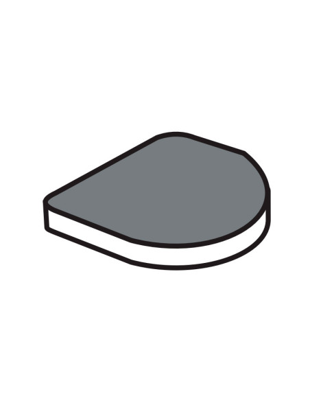 MOLDE PVC BASE RECTANGULAR IRREGULAR 310x260x15mm